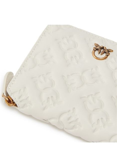 Portafoglio Pinko donna 100249 A1YBZ14Q bianco oro PINKO | Portafogli | 100249 A1YBZ14Q